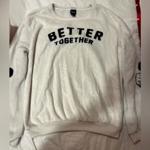 Disney Fuzzy Mickey And Minnie Sweatshirt